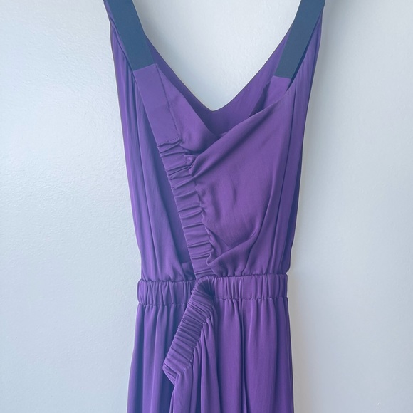 Theyskens Theory Silk Purple Midi Dress 💜 - Picture 2 of 5